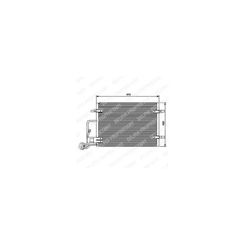 Condenseur, climatisation DELPHI TSP0225453