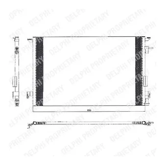 Condenseur, climatisation DELPHI TSP0225463