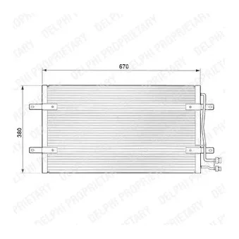 Condenseur, climatisation DELPHI TSP0225471