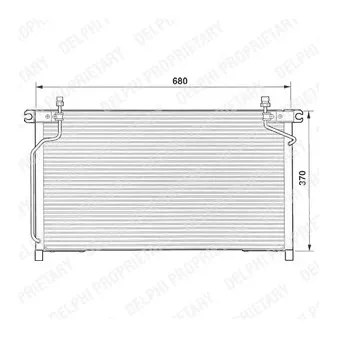 Condenseur, climatisation DELPHI TSP0225472