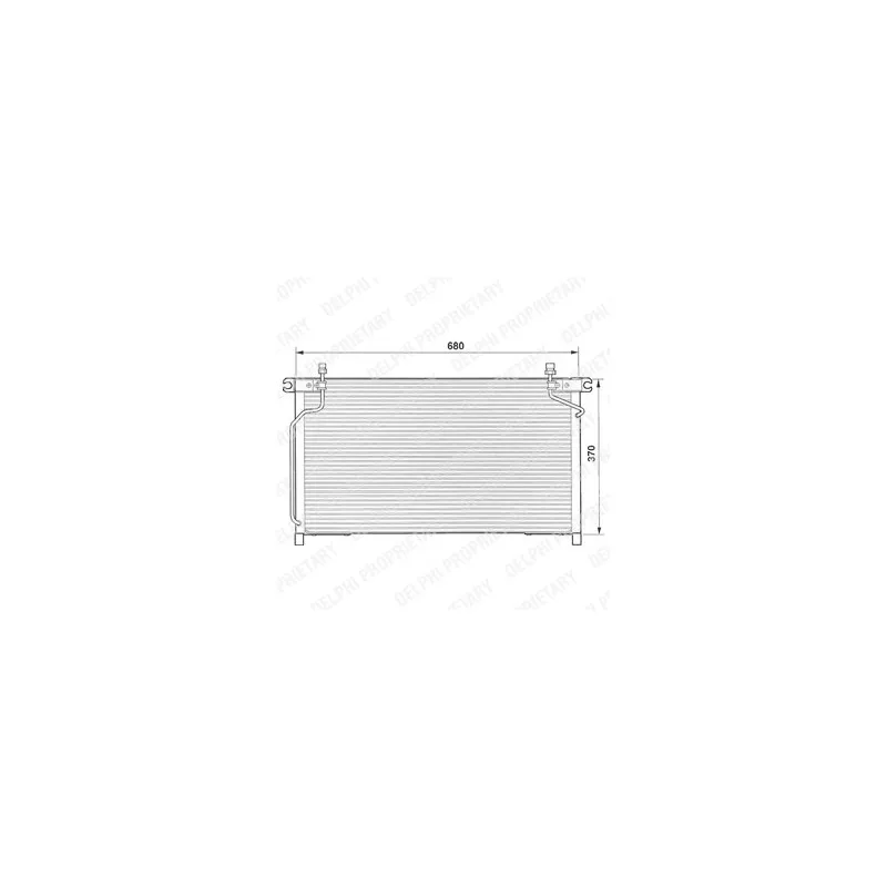 Condenseur, climatisation DELPHI TSP0225472