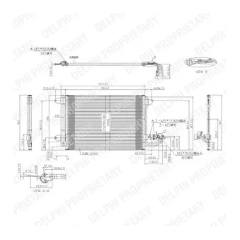 Condenseur, climatisation DELPHI TSP0225482