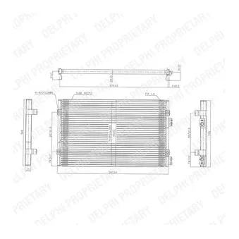 Condenseur, climatisation DELPHI TSP0225486