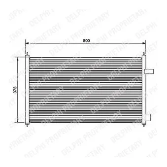 Condenseur, climatisation DELPHI TSP0225492