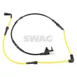 Contact d'avertissement, usure des plaquettes de frein SWAG 33 10 4829 - Visuel 1