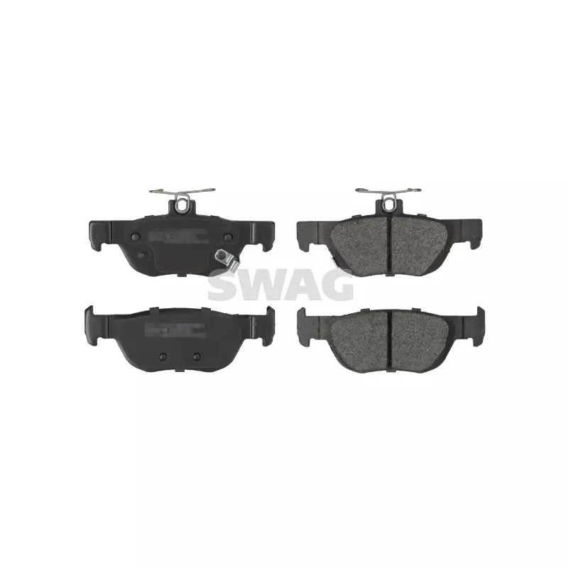 Jeu de 4 plaquettes de frein arrière SWAG 33 10 5575