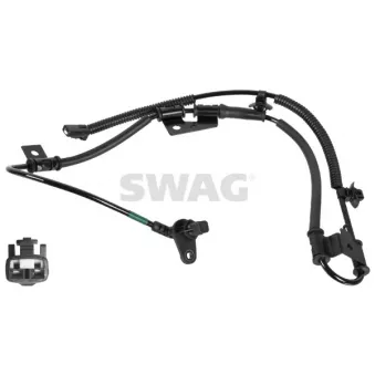 Capteur, vitesse de roue avant gauche SWAG