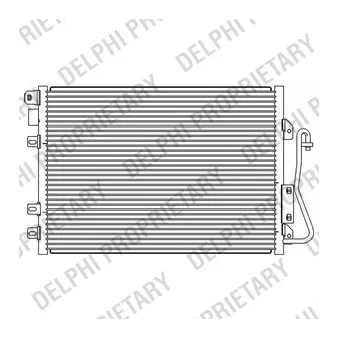 Condenseur, climatisation DELPHI TSP0225620
