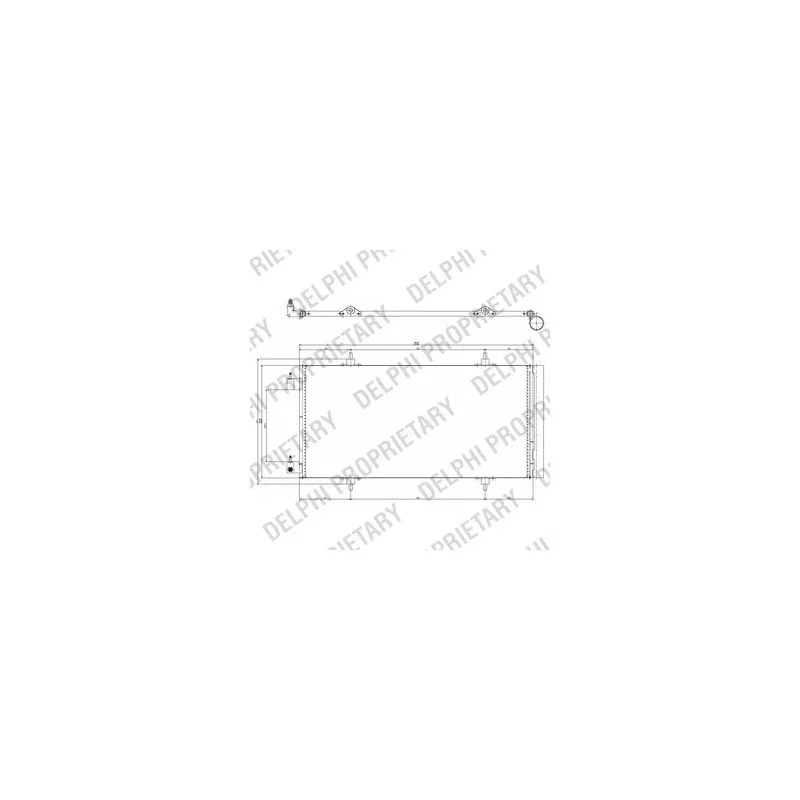 Condenseur, climatisation DELPHI TSP0225637