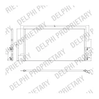 Condenseur, climatisation DELPHI TSP0225640