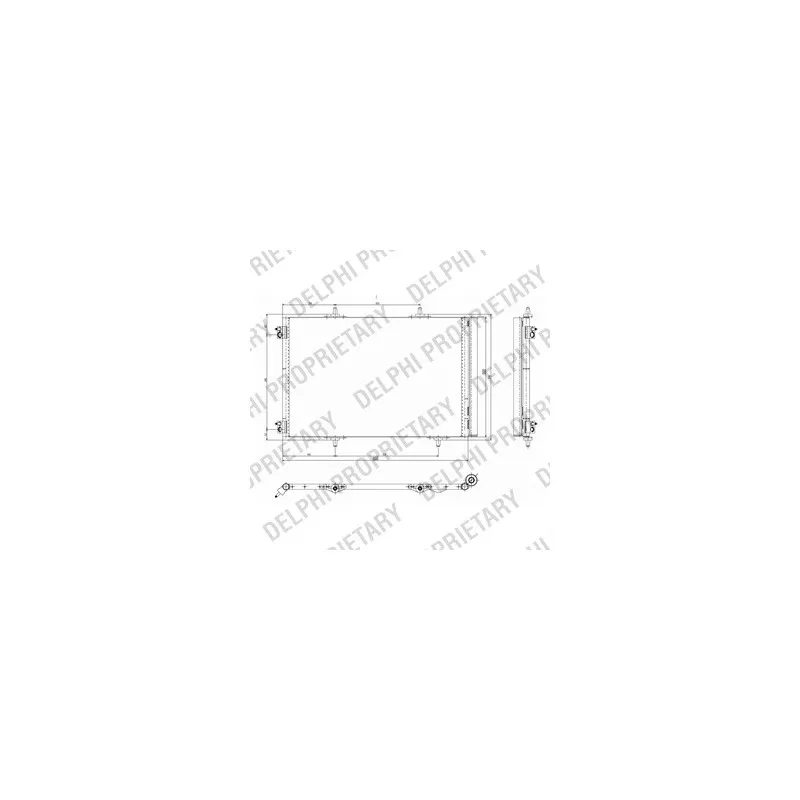 Condenseur, climatisation DELPHI TSP0225642