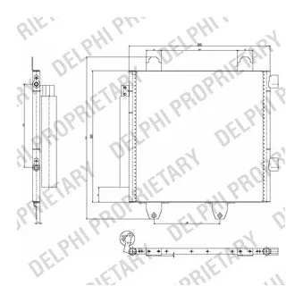 Condenseur, climatisation DELPHI TSP0225643