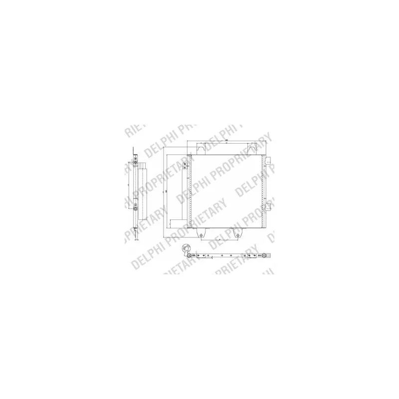 Condenseur, climatisation DELPHI TSP0225643