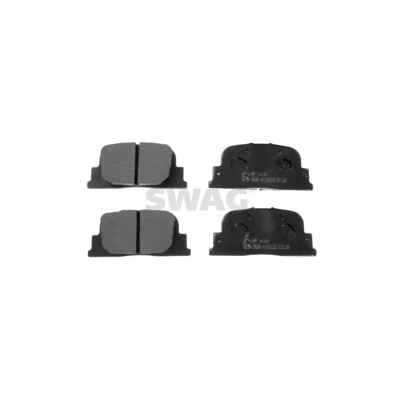 Jeu de 4 plaquettes de frein arrière SWAG 33 10 6372