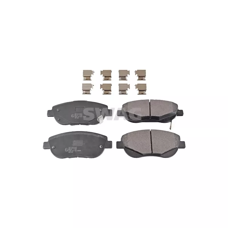 Jeu de 4 plaquettes de frein avant SWAG 33 10 6381