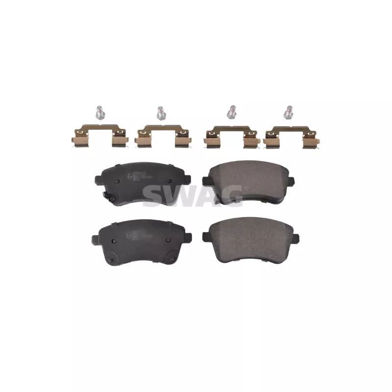 Jeu de 4 plaquettes de frein avant SWAG 33 10 6393