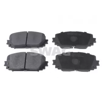 Jeu de 4 plaquettes de frein avant SWAG