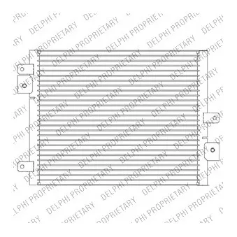 Condenseur, climatisation DELPHI TSP0225681