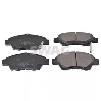 Jeu de 4 plaquettes de frein avant SWAG