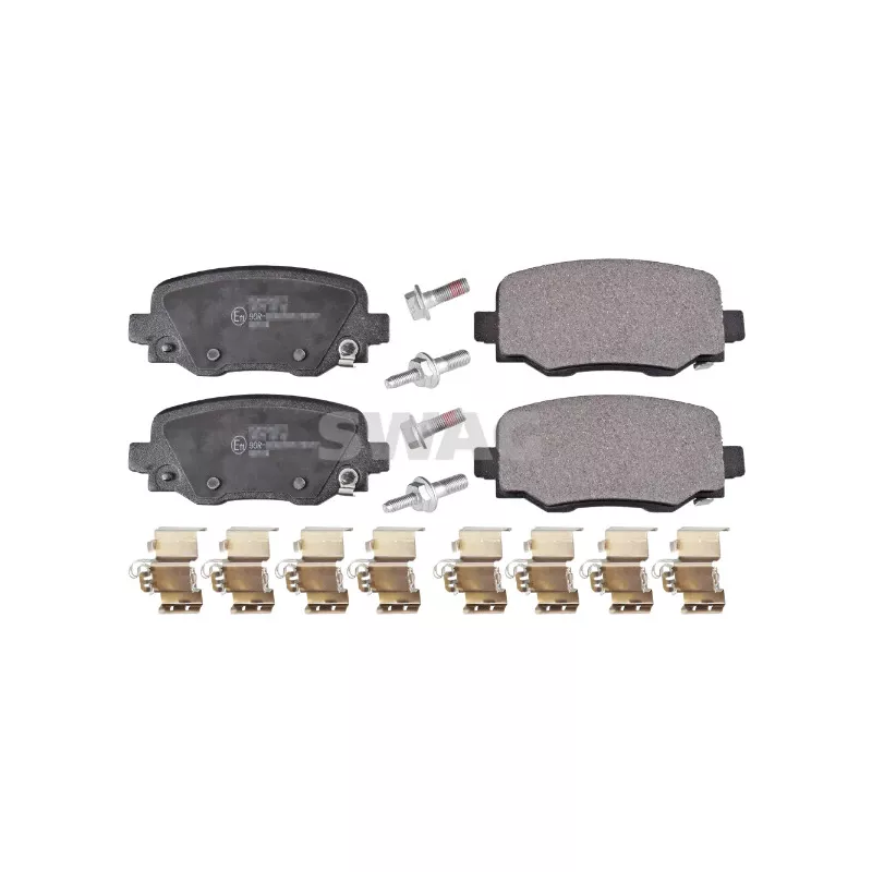 Jeu de 4 plaquettes de frein arrière SWAG 33 10 6412