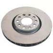 Jeu de 2 disques de frein avant SWAG 33 10 6436 - Visuel 1