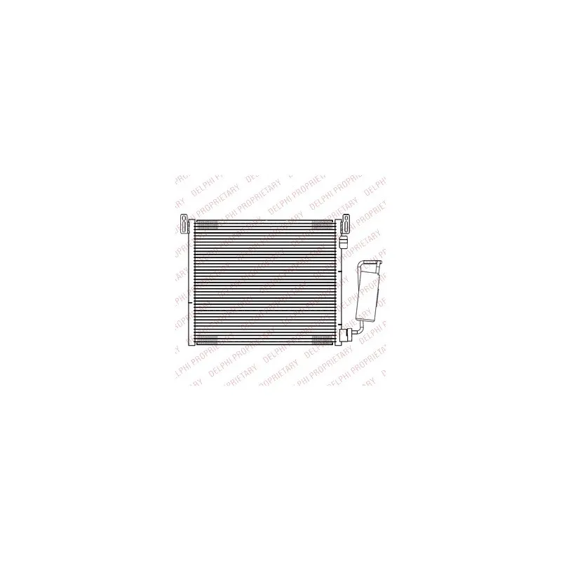 Condenseur, climatisation DELPHI TSP0225688
