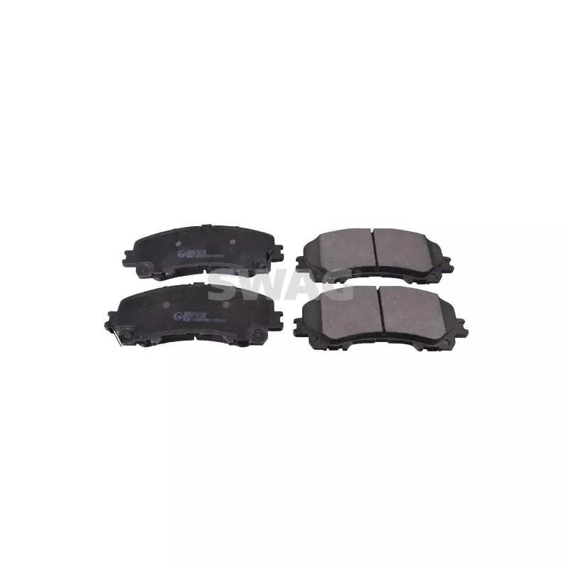 Jeu de 4 plaquettes de frein avant SWAG 33 10 6500