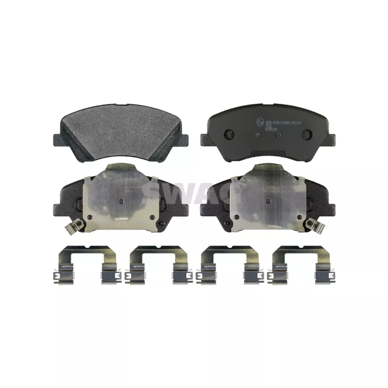 Jeu de 4 plaquettes de frein avant SWAG 33 10 6501