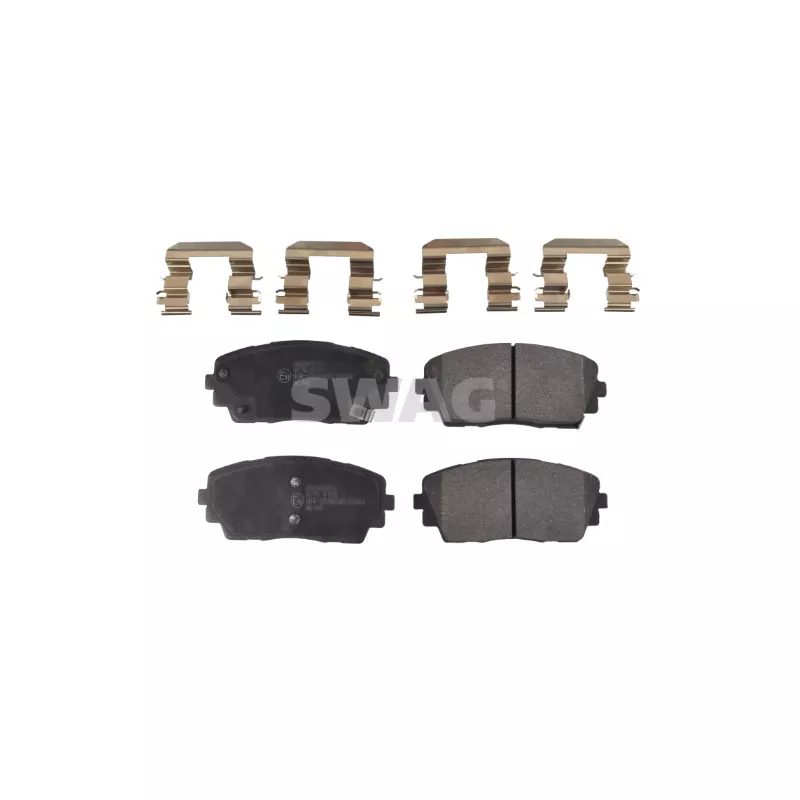 Jeu de 4 plaquettes de frein avant SWAG 33 10 6512
