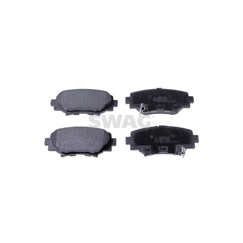 Jeu de 4 plaquettes de frein arrière SWAG 33 10 6544