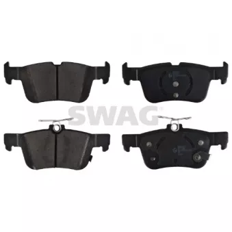 Jeu de 4 plaquettes de frein arrière SWAG 33 10 6550