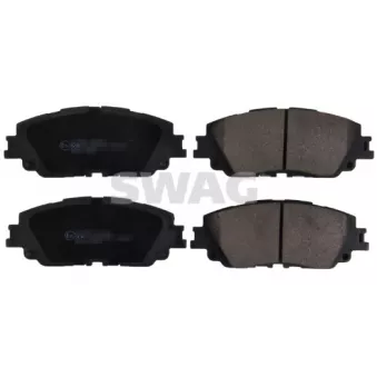 Jeu de 4 plaquettes de frein avant SWAG