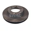 Jeu de 2 disques de frein avant SWAG 33 10 7077 - Visuel 1