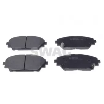 Jeu de 4 plaquettes de frein avant SWAG