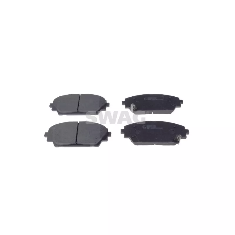 Jeu de 4 plaquettes de frein avant SWAG 33 10 7125