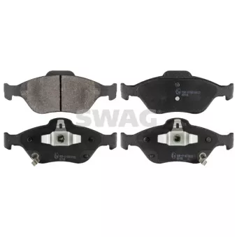 Jeu de 4 plaquettes de frein avant SWAG