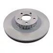Jeu de 2 disques de frein avant SWAG 33 10 7133 - Visuel 1