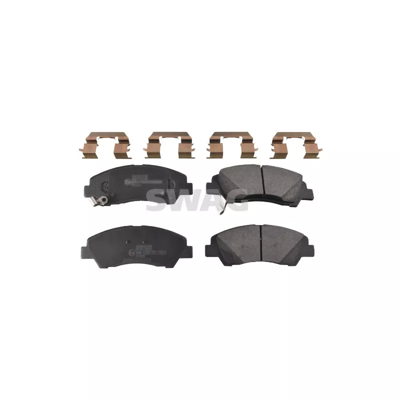 Jeu de 4 plaquettes de frein avant SWAG 33 10 7143