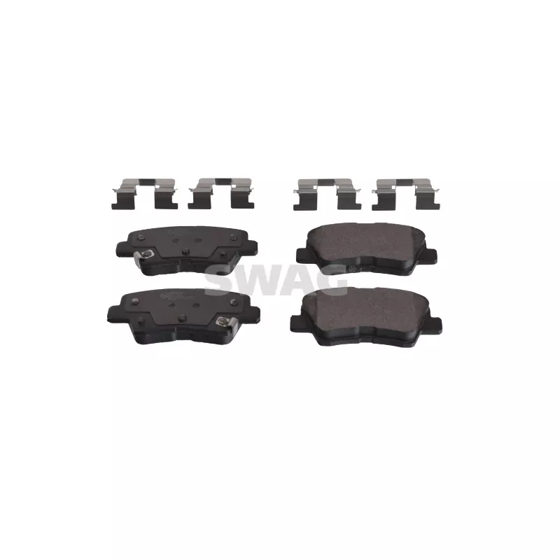 Jeu de 4 plaquettes de frein arrière SWAG 33 10 7172