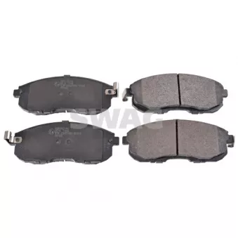 Jeu de 4 plaquettes de frein avant SWAG