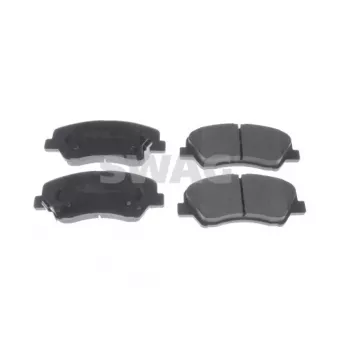 Jeu de 4 plaquettes de frein avant SWAG 33 10 7256
