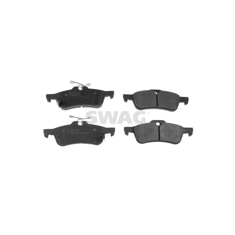 Jeu de 4 plaquettes de frein arrière SWAG 33 10 7258