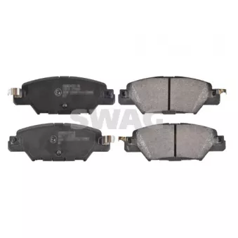 Jeu de 4 plaquettes de frein arrière SWAG