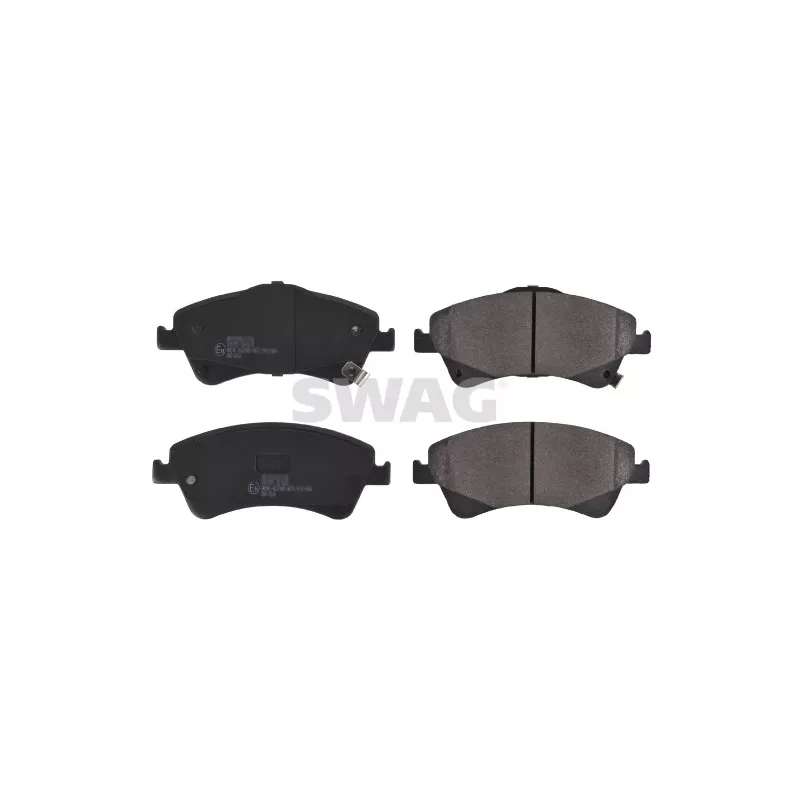 Jeu de 4 plaquettes de frein avant SWAG 33 10 7282