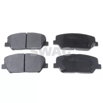 Jeu de 4 plaquettes de frein avant SWAG