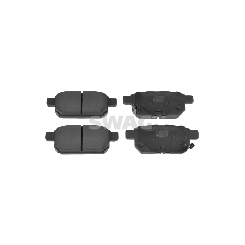 Jeu de 4 plaquettes de frein arrière SWAG 33 10 7325