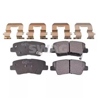 Jeu de 4 plaquettes de frein arrière SWAG 33 10 7326