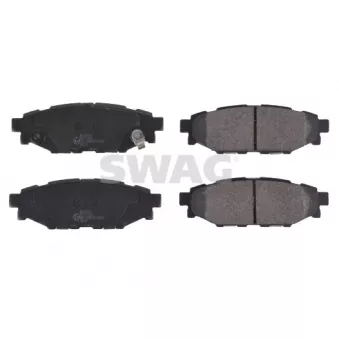 Jeu de 4 plaquettes de frein arrière SWAG 33 10 7329