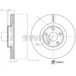 Jeu de 2 disques de frein avant SWAG 33 10 7343 - Visuel 3