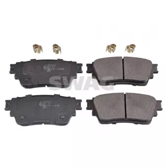 Jeu de 4 plaquettes de frein arrière SWAG